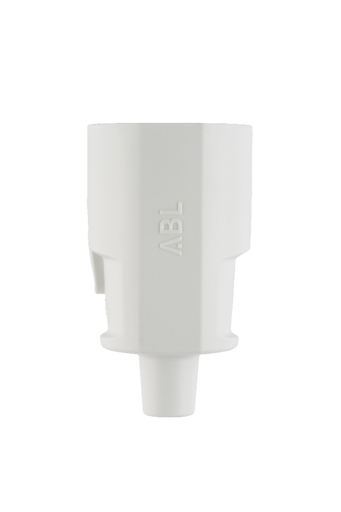 Compacte Schuko IP20 Connector Met Kabelbescherming - 100000059 [2 Stuks]