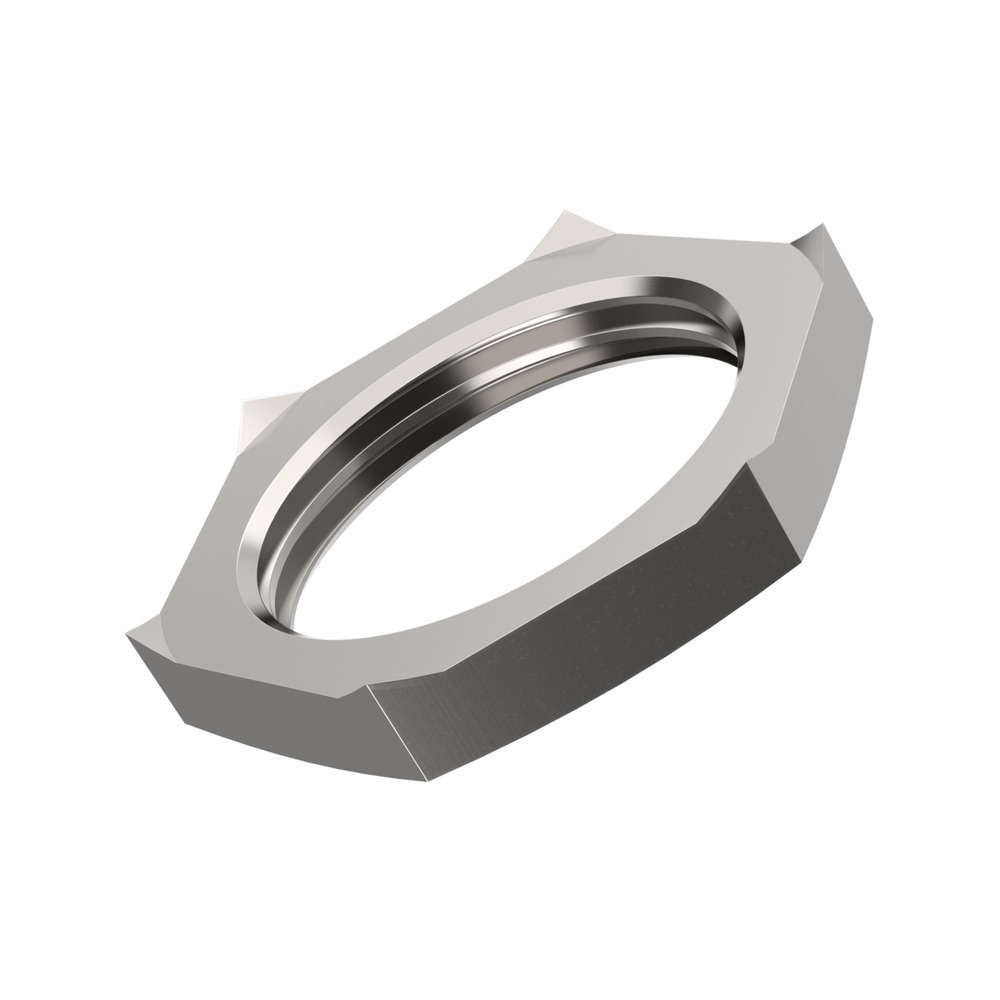 EMC M20 Messing Tegenmoer Met Snijranden - 52103320 [10 Stuks]