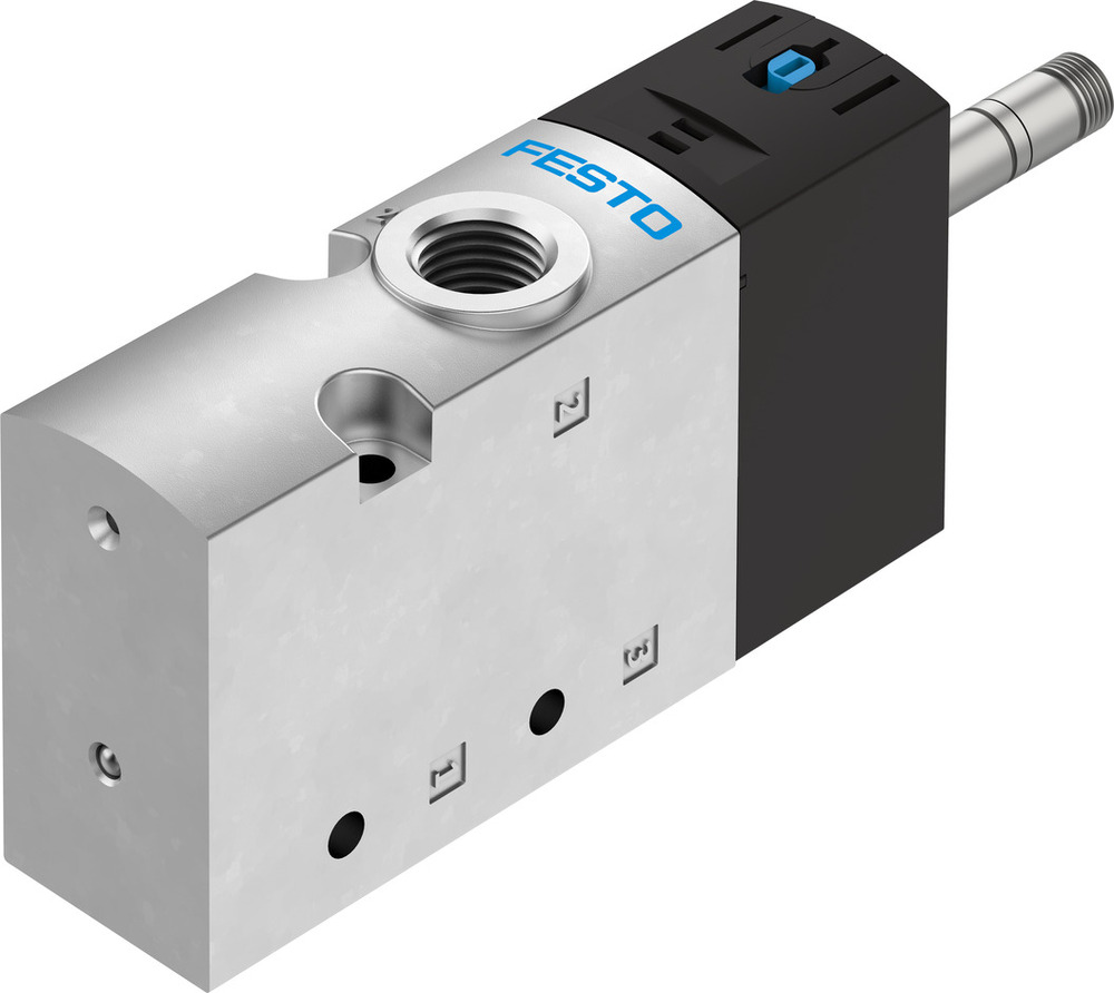 Festo 3/2 NO Monostable Válvula Solenoide De Aire G3/8 1600L/Min - 8036680