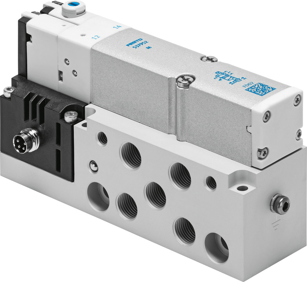 Festo 5/2 Monostable Válvula Solenoide De Aire G1/8 700L/Min - 537963