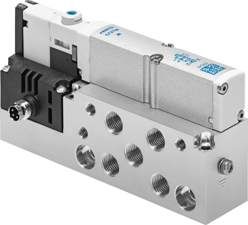 Festo 5/2 Monostabiele Lucht Magneetventiel G1/8 550L/Min - 8023543