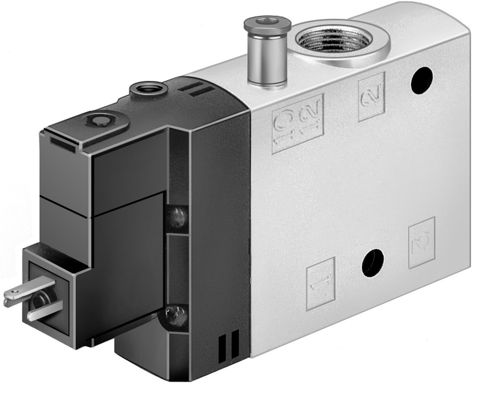 Festo 3/2 NC Monostable Air Solenoid Valve G3/8 2500l/min - 163169