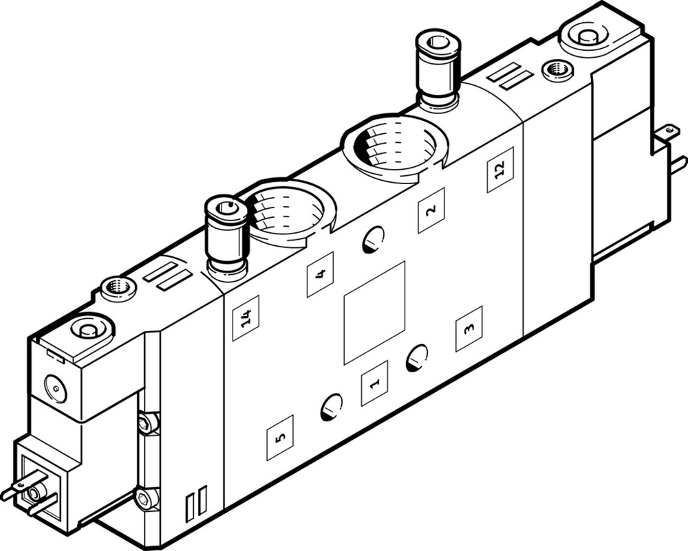 Festo 5/2 Bistabiel Lucht Magneetventiel G3/8 3200L/Min - 163171