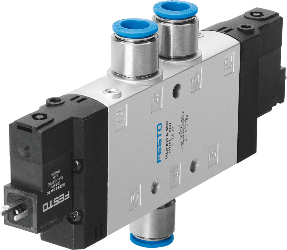 Festo 5/2 Bistable Válvula Solenoide De Aire QS-10 1250L/Min - 163819