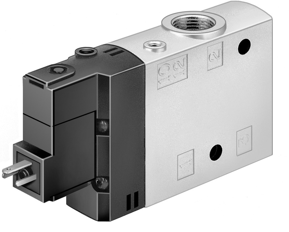 Festo 3/2 NO Monostable Air Solenoid Valve G3/8 3000l/min - 163832