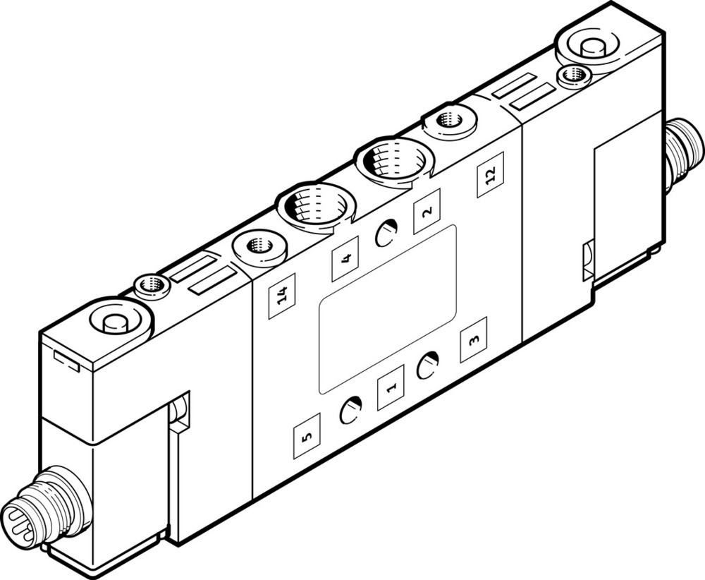 Festo 5/2 Bistabil Luft Magnetventil M7 350L/Min - 550225