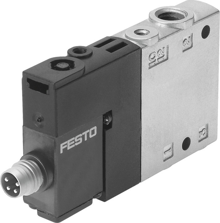 Festo 3/2 NC Monostabiles Magnetventil Für Luft M7 400L/Min - 550234