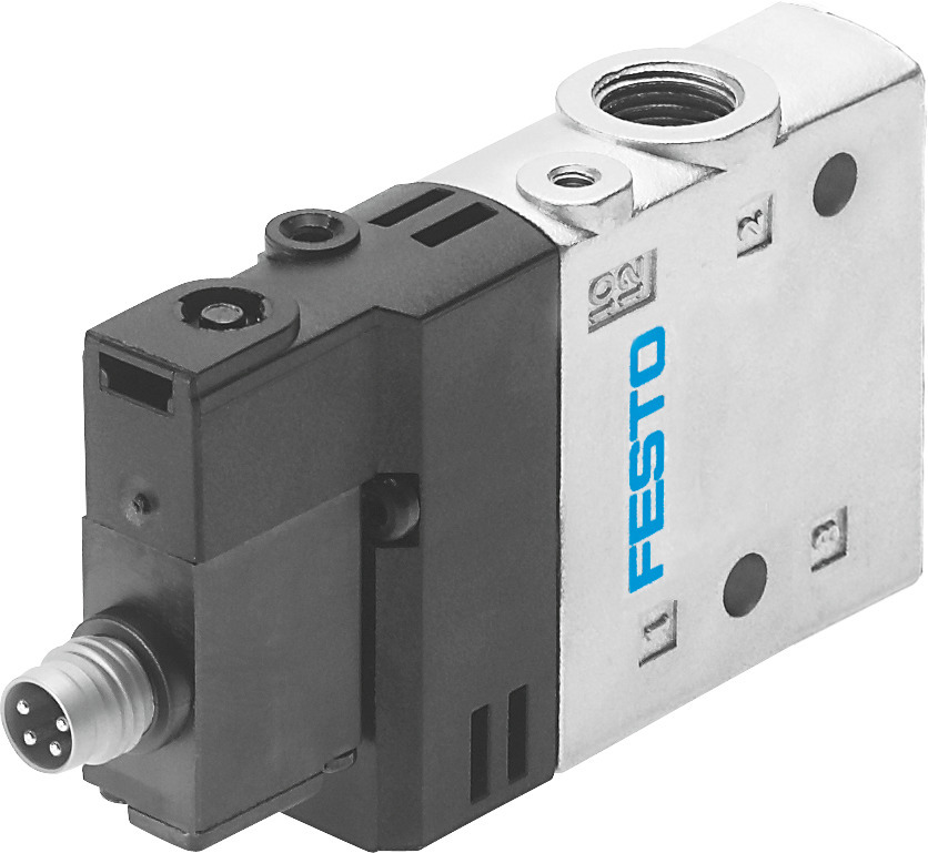 Festo 5/3 Électrovanne D'air Échappé G1/8 700l/min - 550244