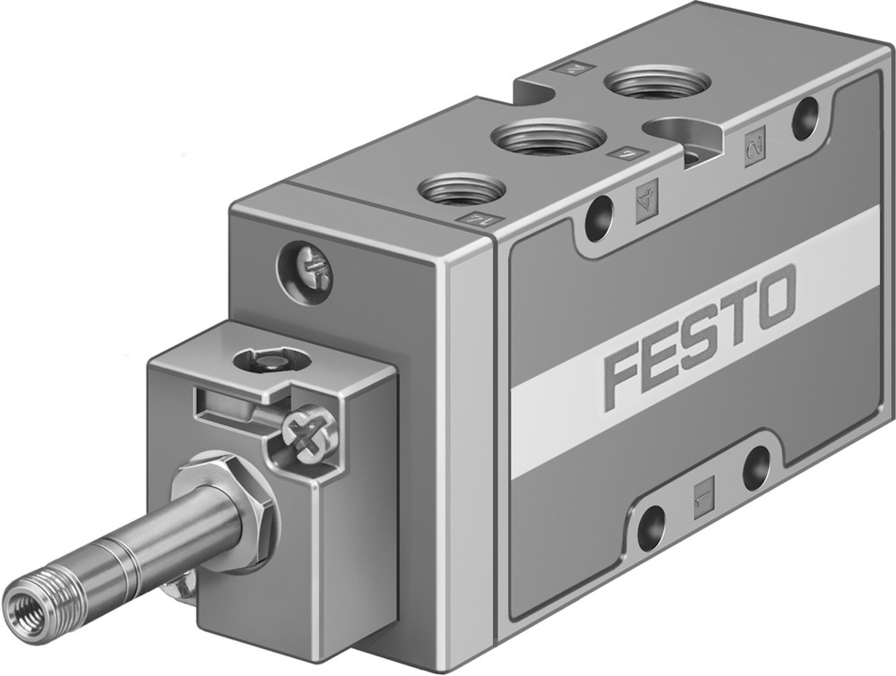 Festo 5/2 Monostabiele Lucht Magneetventiel G1/4 1600l/min - 33185