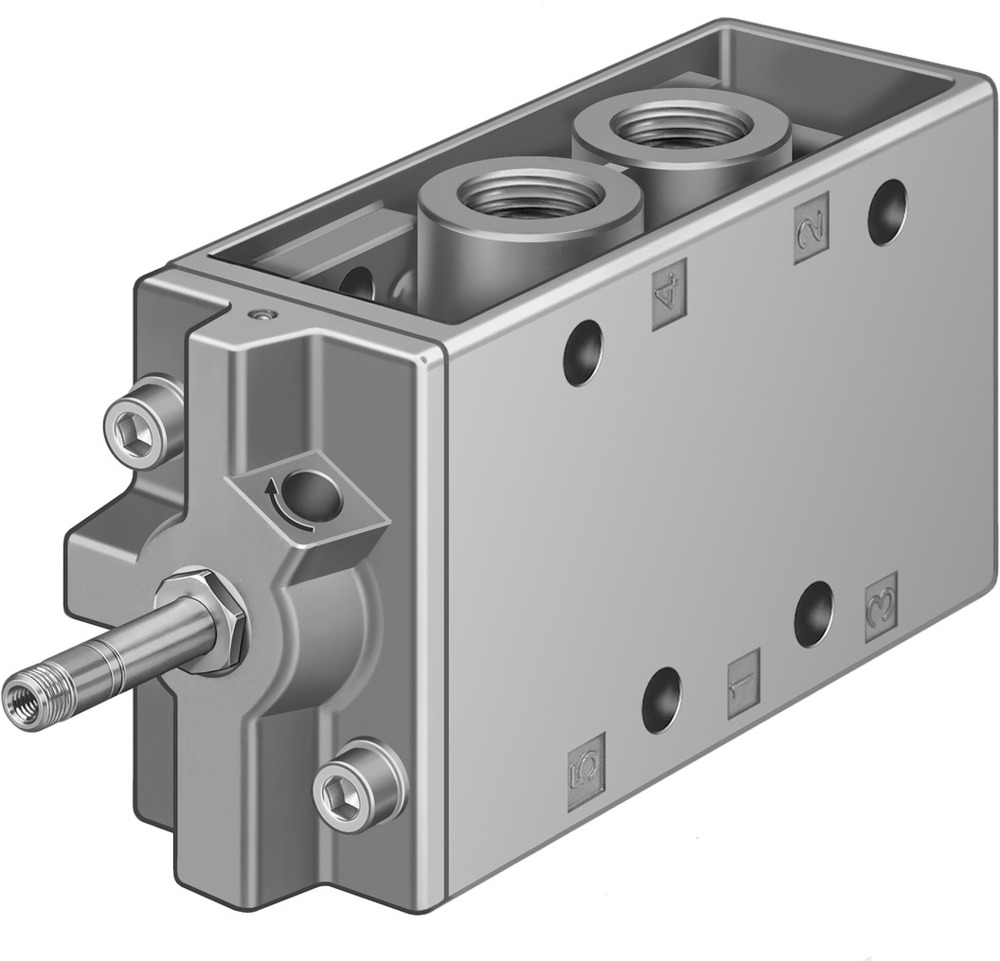 Festo 5/2 Monostabiele Lucht Magneetventiel G1/2 3700l/min - 535911
