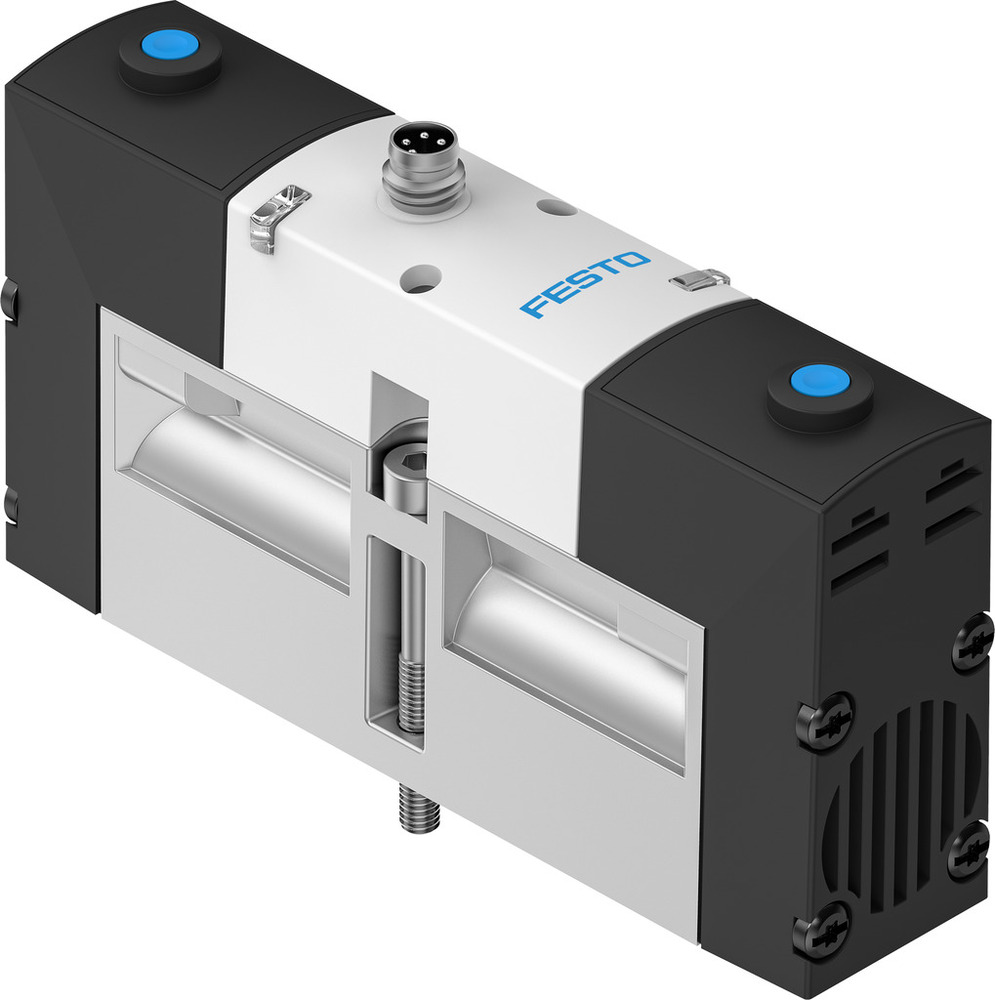 Festo 2x3/2 NO Monostable Válvula Solenoide De Aire Tamaño 26mm ISO 15407-1 900l/min - 534523