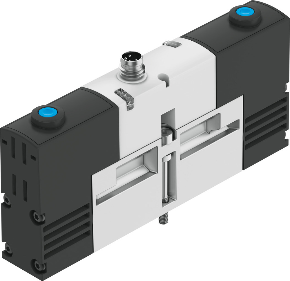 Festo 2x3/2 NO Monostabiele Lucht Magneetventiel Bouwgrootte 18mm ISO 15407-1 Bouwgrootte 02 VDMA 24563 400l/min - 534782