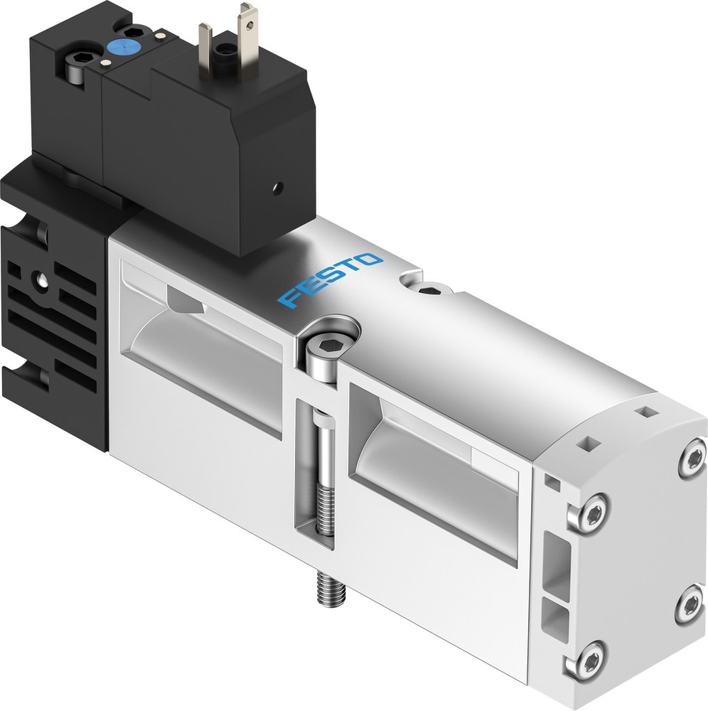 Festo 5/2 Monostabil Luft Magnetventil Baugröße 26mm ISO 15407-1 1100l/min - 547240