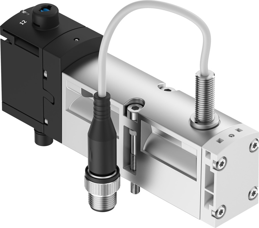 Festo 5/2 Monostabil Magnetventil Baugröße 26mm ISO 15407-2 1100l/min - 570850