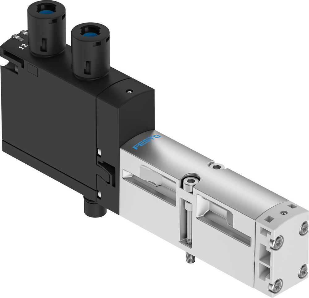 Festo 2x3/2 NO Monostable Air Solenoid Valve Size 18mm ISO 15407-2 400l/min - 8033446