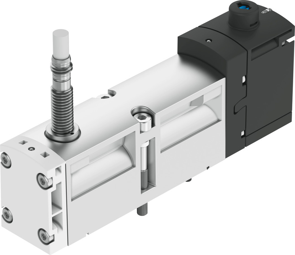 Festo 5/2 Monostabil Luft Magnetventil Baugröße 26mm ISO 15407-2 1100l/min - 8033076