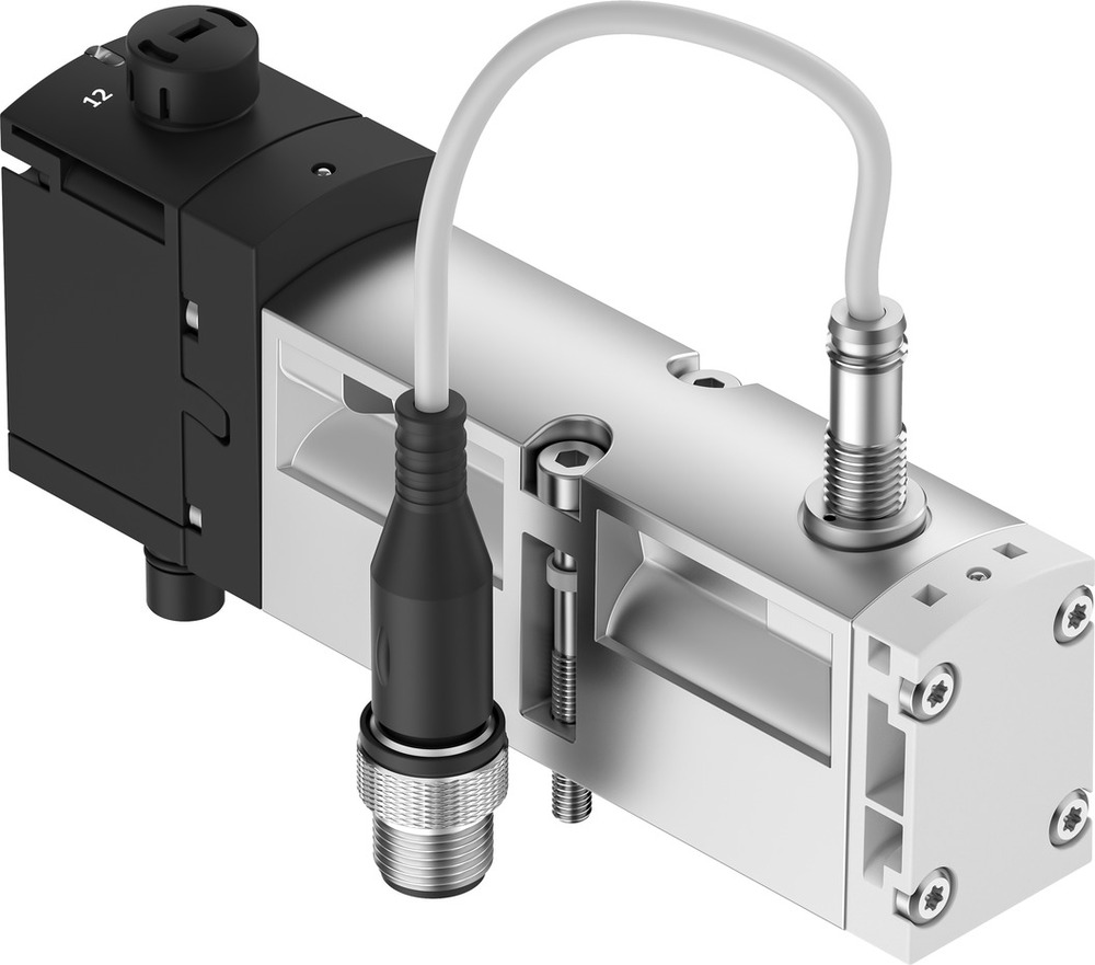 Festo 5/2 Monostable Válvula Solenoide De Aire Tamaño 26mm ISO 15407-2 1100l/min - 8033057