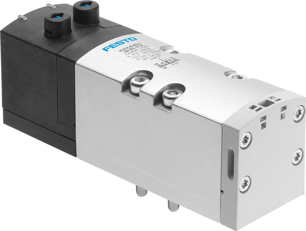 Festo 5/2 Bistable Dominante Válvula Solenoide Tamaño 1 ISO 5599-2 1300L/Min - 8034837
