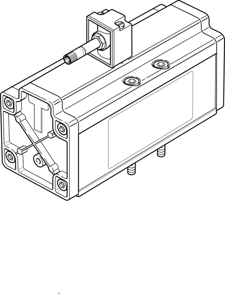 Festo 5/2 Monostable Vanne Électrovanne Air Taille 4 ISO 5599-1 6000l/min - 12457