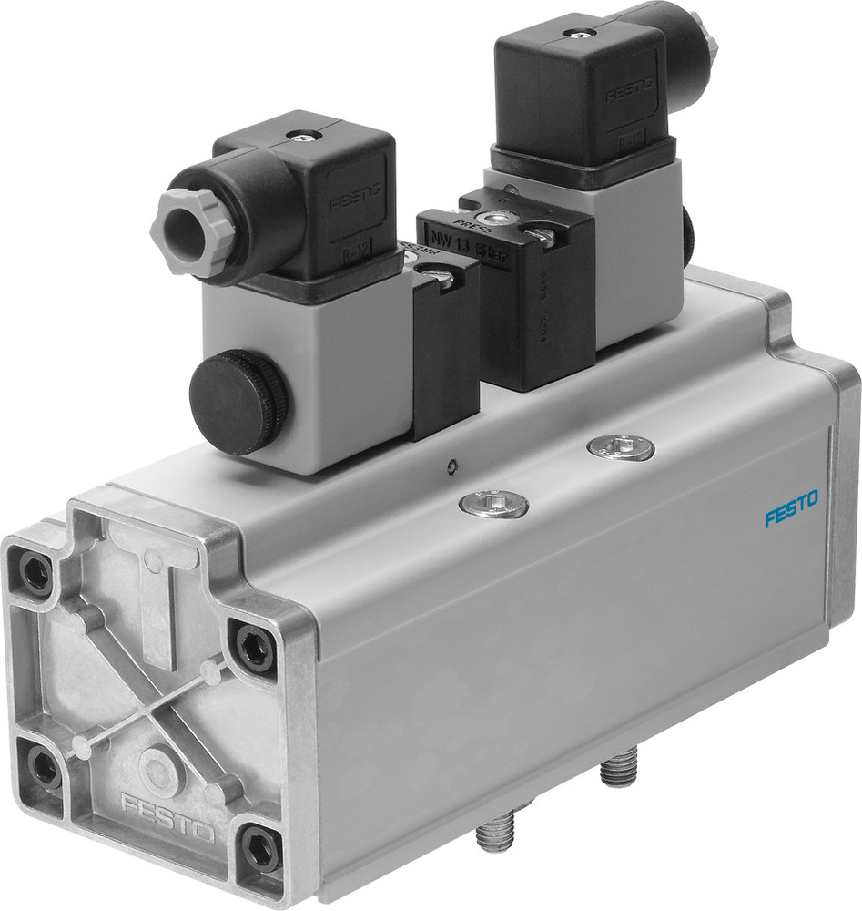 Festo 5/3 Échappement D'Air Électrovanne Taille 4 ISO 5599-1 4800l/min - 12460