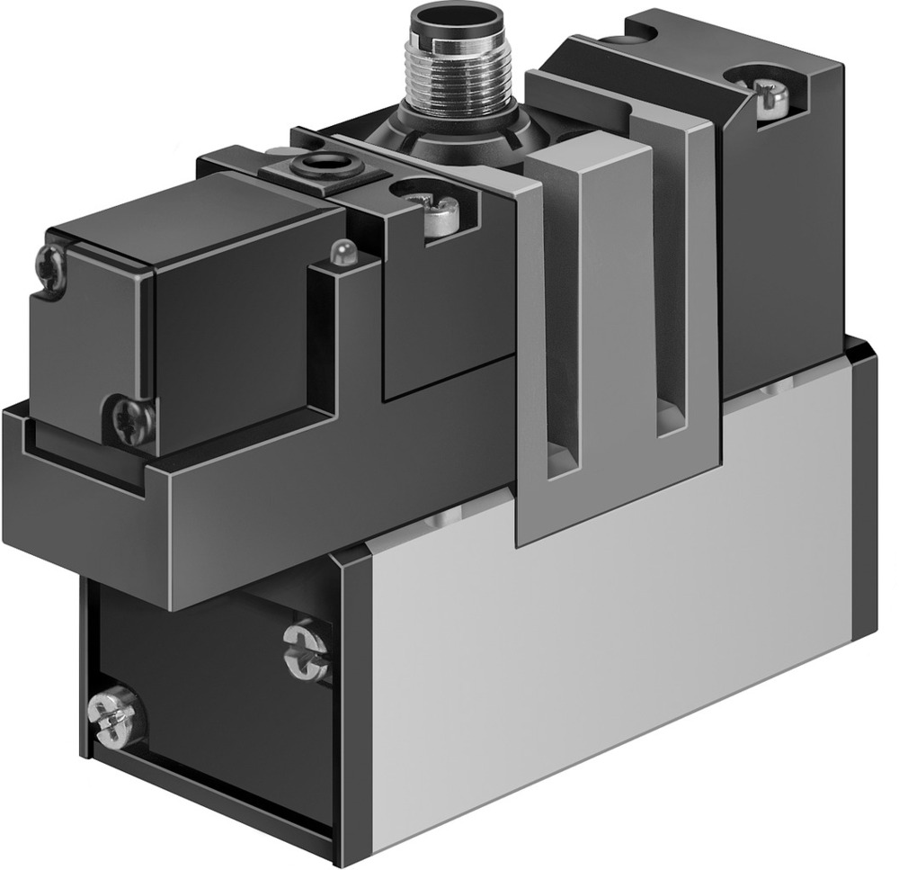 Festo 5/2 Monostabiele Lucht Magneetventiel Bouwgrootte 3 ISO 5599-1 4500l/min - 184507