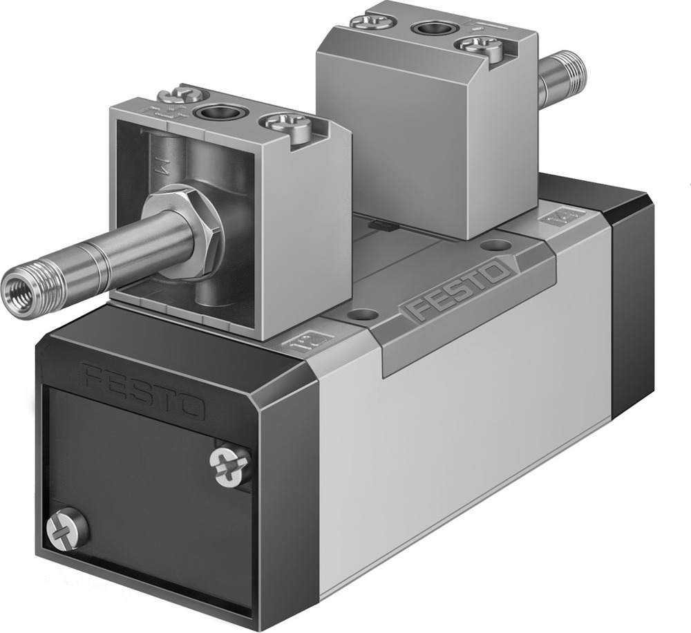 Festo 5/3 Uitgeputte Lucht Magneetventiel Bouwgrootte 1 ISO 5599-1 1200l/min - 535975