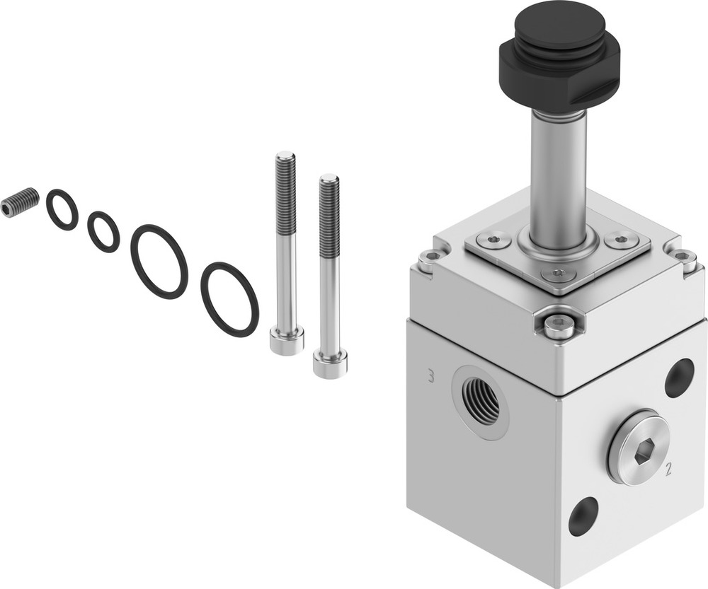 Festo 3/2 NC Vanne Pneumatique Monostable M5 NAMUR 595L/Min 1 - 8Bar/1 - 116Psi - 4514744