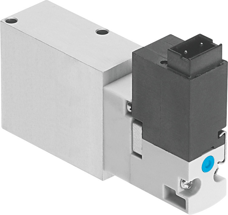 Festo 3/2 NO Monostable Válvula Solenoide De Aire Placa Base 180L/Min 2 - 8Bar/2 - 116Psi - 560712