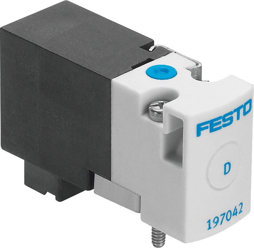 Festo 3/2 NC Monostabiele Lucht Magneetventiel Aansluitplaat 10l/min 0 - 8bar/0 - 116psi - 197006