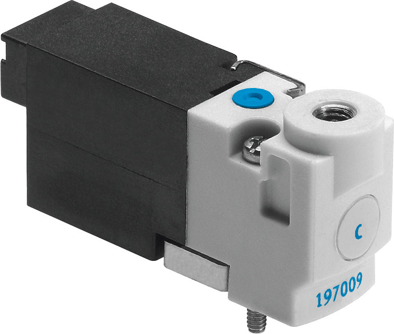 Festo 3/2 NC Monostable Air Électrovanne Embase 10l/min 0 - 8bar/0 - 116psi - 197010