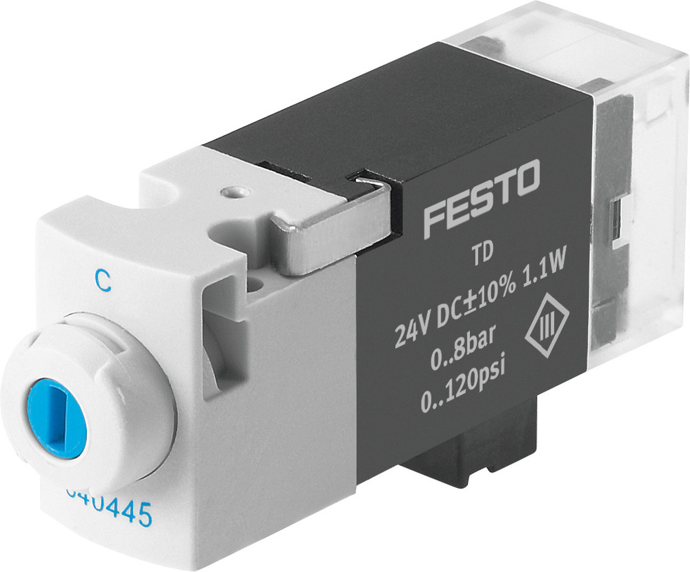 Festo 3/2 NO Monostabiele Lucht Magneetventiel Aansluitplaat 10l/min 0 - 6bar/0 - 87psi - 540442