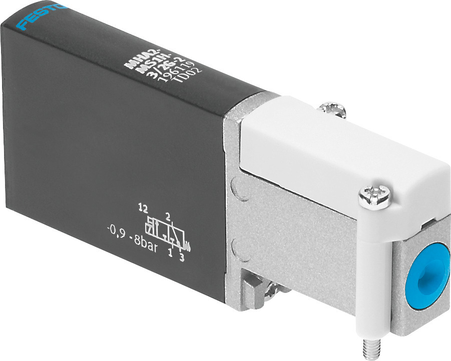 Festo 3/2 NC Monostable Air Électrovanne Embase 100l/min -0.9 - 8bar/-13 - 116psi - 196118