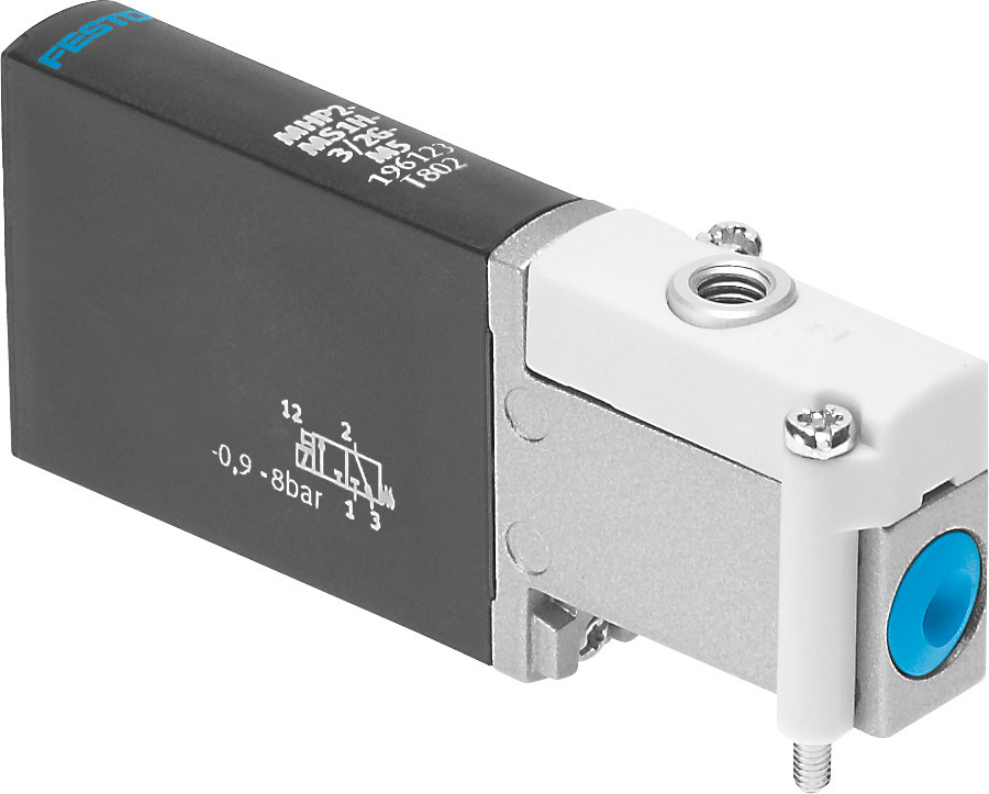 Festo 3/2 NO Monostable Air Électrovanne M5 100l/min -0.9 - 8bar/-13 - 116psi - 196143