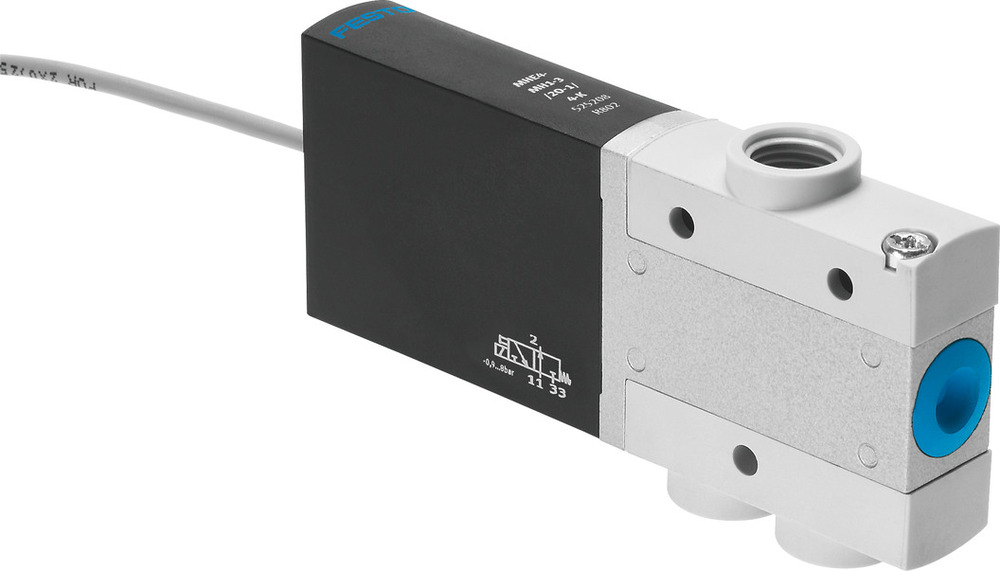 Festo 3/2 NC Monostable Válvula Solenoide De Aire G1/4 400l/min -0.9 - 8bar/-13 - 116psi - 525188