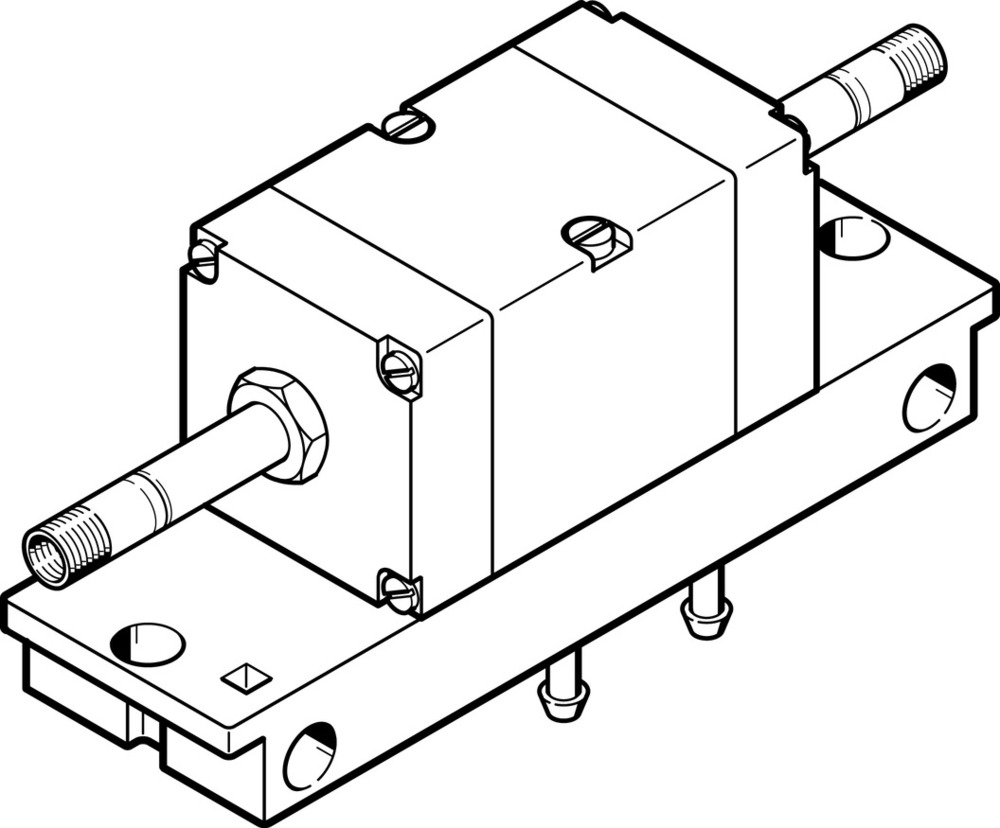 Festo 5/2 Bistabiel Lucht Magneetventiel PK-3 105L/Min 2 - 8Bar/2 - 116Psi - 4447