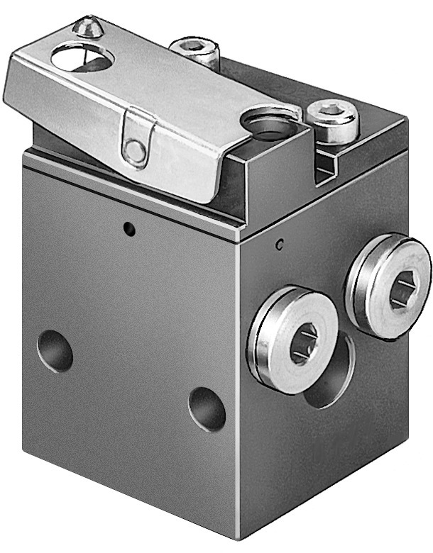 Festo 4/2 Monostabile Stangenbetätigte Ventil G1/8 140 - 147L/Min - 3394