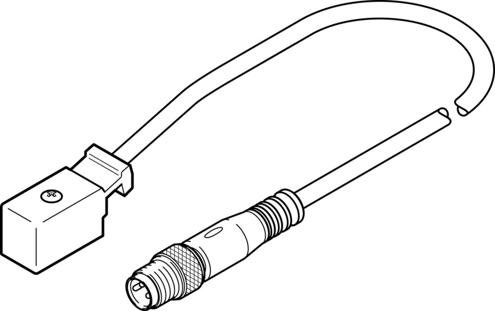 Festo Aansluitkabel 2-pins/3-pins M8x1 2.5m - 177678