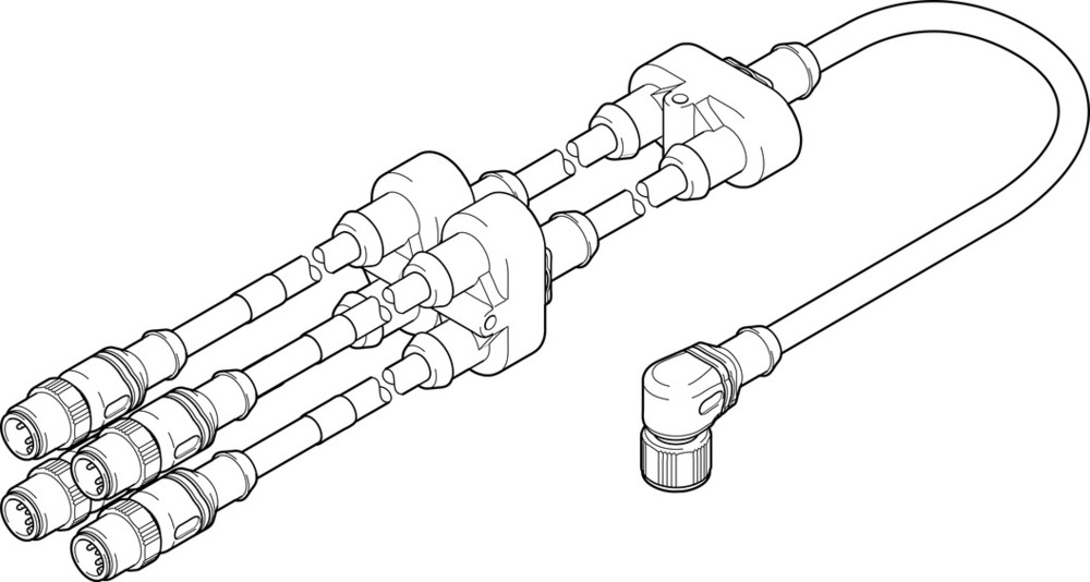 Festo Adaptateur 0.623m 30 V CC 2A IP65 IP67/ - 4787544