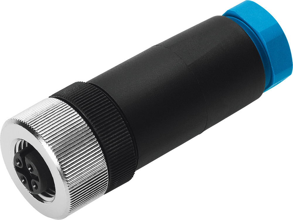 Festo Prise Mâle 4-Pins Forme A M12x1 IP67 - 18495