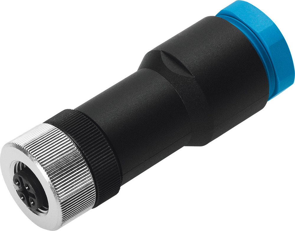 Festo Plug Socket 4-Pin Forma A M12x1 IP67 - 18496
