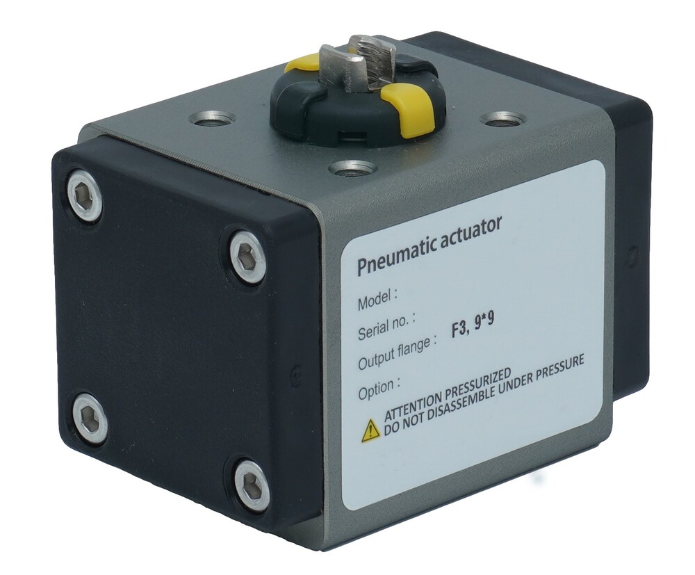 Pneumatic Actuator Rack & Pinion Double Acting 4.7Nm @ 6bar F03 NPT Threads - PR01D-N