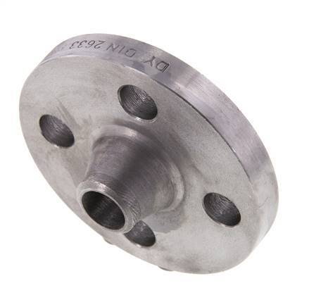 Vorschweißflansch DN15-PN16 21.3mm Schwarzstahl DIN 2633