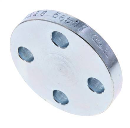 Flasque Aveugle DN10-PN16 Acier Galvanisé DIN 2527