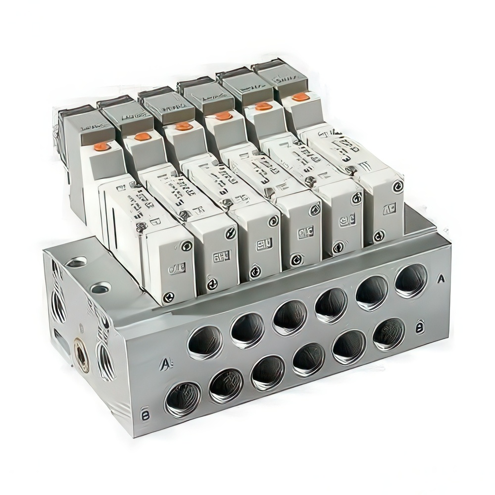 SMC Valve Manifold G1/8'' Individual Wiring - SS5Y5-41-05-01F-Q
