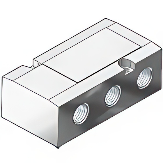 Placa Base SMC G3/8'' Para Serie VF3000/5000 - VF3000-71-2F