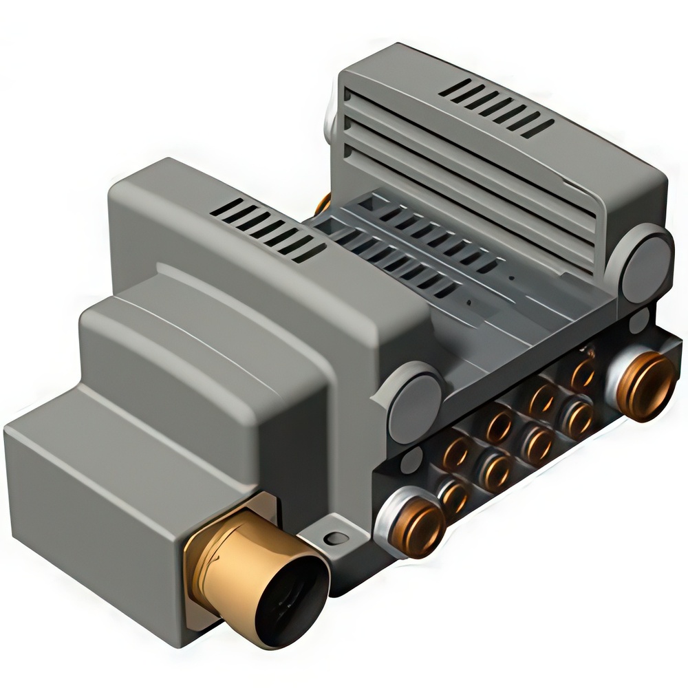 SMC Ventilblock Mit Mehreren Steckverbindern Kit IP67 8-mm Push-In - VV5QC21-04C8MD0