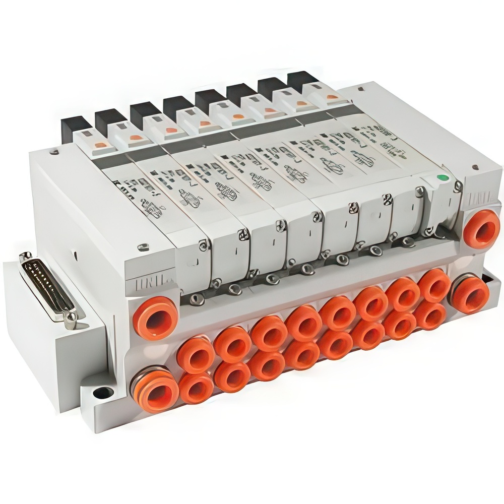 SMC Ventilblock D-Sub 6-mm Push-In - VV5Q21-05C6FU0-Q