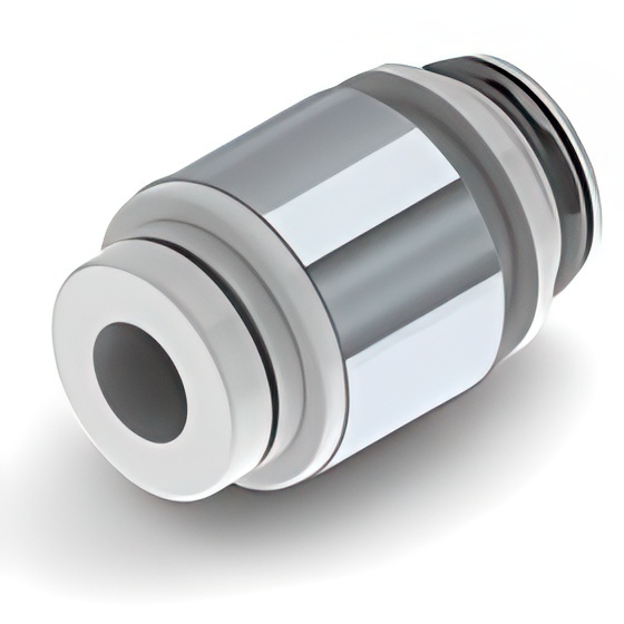 SMC 4mm Push-In Fitting Montage Für VQ2000 Serie - VVQ1000-51A-C4 [2 Stück]