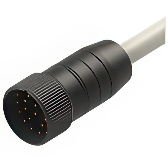 SMC Circular Connector/Cable Assembly 26 Pins For SV Series - AXT100-MC26-050