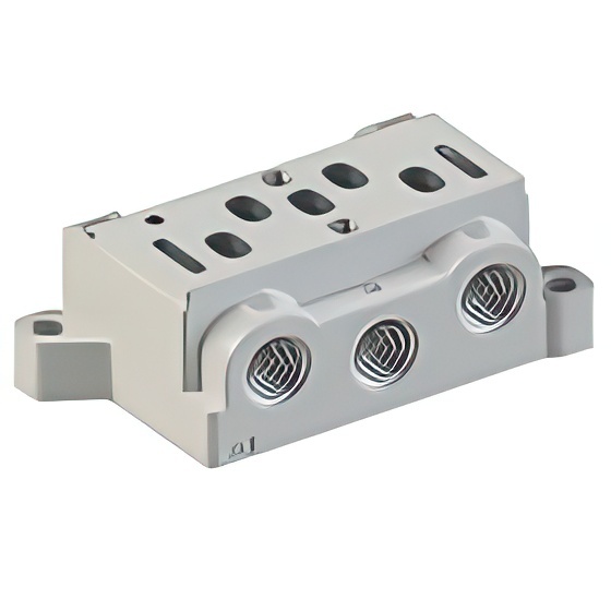 Placa Base SMC G1/8'' Tamaño 1/2 Para La Serie EVS1-01/1-02 - VS1-01-A01F